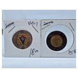 2020 and 2022 Canada Two Dollar Coins