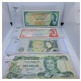 East Caribbean Five Dollar Bill, East Caribbean