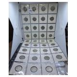 35 Canadian Nickels Starting in the Year 1955.