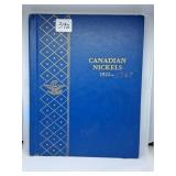 Canadian Nickels Book with 44 Nickels
