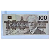 1988 Canada One Hundred Dollar Bill