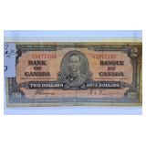 1937 Canada Two Dollar Bill