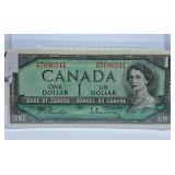 1954 H/M Canada One Dollar Bill