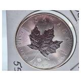 Brilliant Uncirculated 2021 .9999 Fine Silver 1