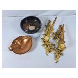 Birks Regency Plate Bowl, Wall Mount Candle