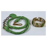 Vintage Jean Painleve Seahorse Cuff Bracelet -