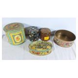 Cookie and Candy tins