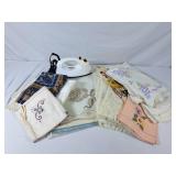 Assortment of Linens & Black & Decker Quick &