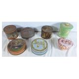 Assorted Candy, Cookie, Tobacco and Other Tins