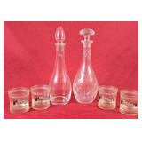 Vintage Wolfgang PEP Glasses & Glass Decanturs