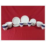 Noritake Fine Porcelain Dinnerware - Four of Each