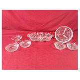 Pretty Divided Serving Dishes & Fruit Bowls