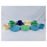 Vintage Fiestaware - Teacups, Saucers & Mugs, See