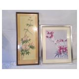 2 framed Japanese prints and 2 other framed prints