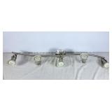 S shaped Light fixture with 5 lights 40" long