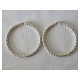 Sterling Silver 925 Hoop Earrings