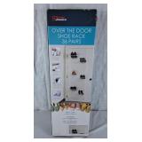 New in box Home Basics over the door 36 pair shoe