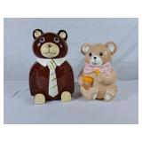 Ceramic Teddy Bear Cookie Jars