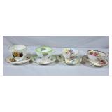 Assortment of Pretty Tea Cups - Paragon, Royal
