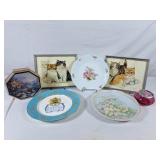 Grace Lopez Kitten Prints, Covered Cranberry