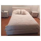 Modern platform bed with prelude matress