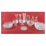 Gorgeous Crystal Bowl, Glass Vases, Blown Glass