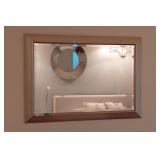Aluminum edge frame mirror