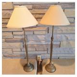 Pair of 36' table top lamps