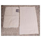 2 area bath rugs (ava 21' x 32') white area rug