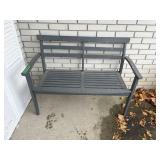 Wooden outdoor patio/garden bench