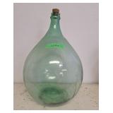 Vintage glass wine bottle