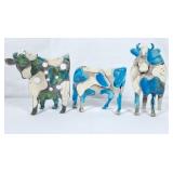 Fun Pottery Cow Figures