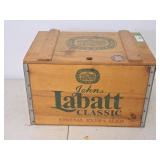Vintage 1985 Labatt's Limited Edition Wood Crate