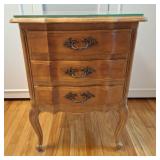 Dainty 3 drawer night stand