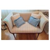 Elegant love seat. Renovated Danish Upholstery