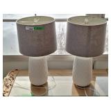 Pair of matching 26' lamps