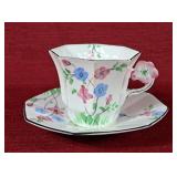 Vintage Hand Painted Melba Bone China Teacup &
