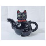Vintage Shafford Black Cat Tea Pot