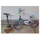 Huffy 'Frozen' Children's Bike and Raleigh Tire