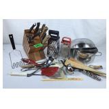 Knifeblock, Kitchen Cooking Utensils, Cheese