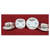 Royal Stafford 'Tartan Series' Teacups & Saucers