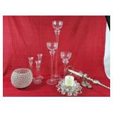 Gorgeous Sparkly Candle Holders, Wall Sconce, &
