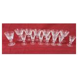 Webb Corbett Crystal Stemware - 14pcs -