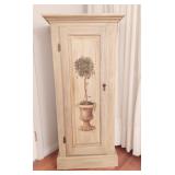 Decorative painted corner shelf