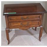 Bernhardt Side Table w/Drawers - 30.5'Wx17'Dx30'