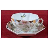 Beautiful Hand Painted Teacup & Saucer