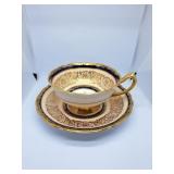 Paragon Cobalt Blue and Gold Trim Tea Cup and