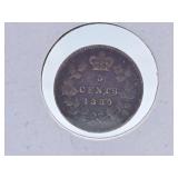 Very Fine 1889 Canada Nickel