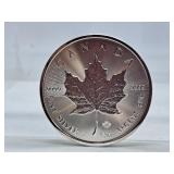 2021 .9999 Fine Silver 1 Oz Canada Five Dollar