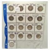 17 Choice Uncirculated Canada 50 cent pieces